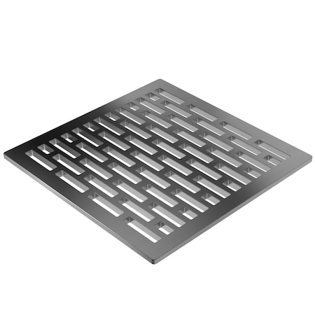 Newport Brass 6" Square Shower Drain in Stainless Steel (Pvd) 233-606-20